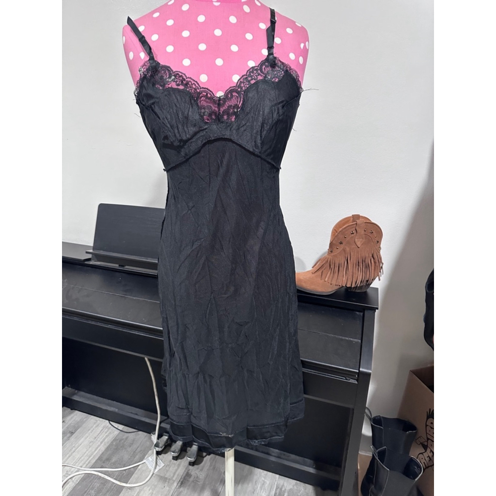 Women's Unbranded Black Slip Dress Size M